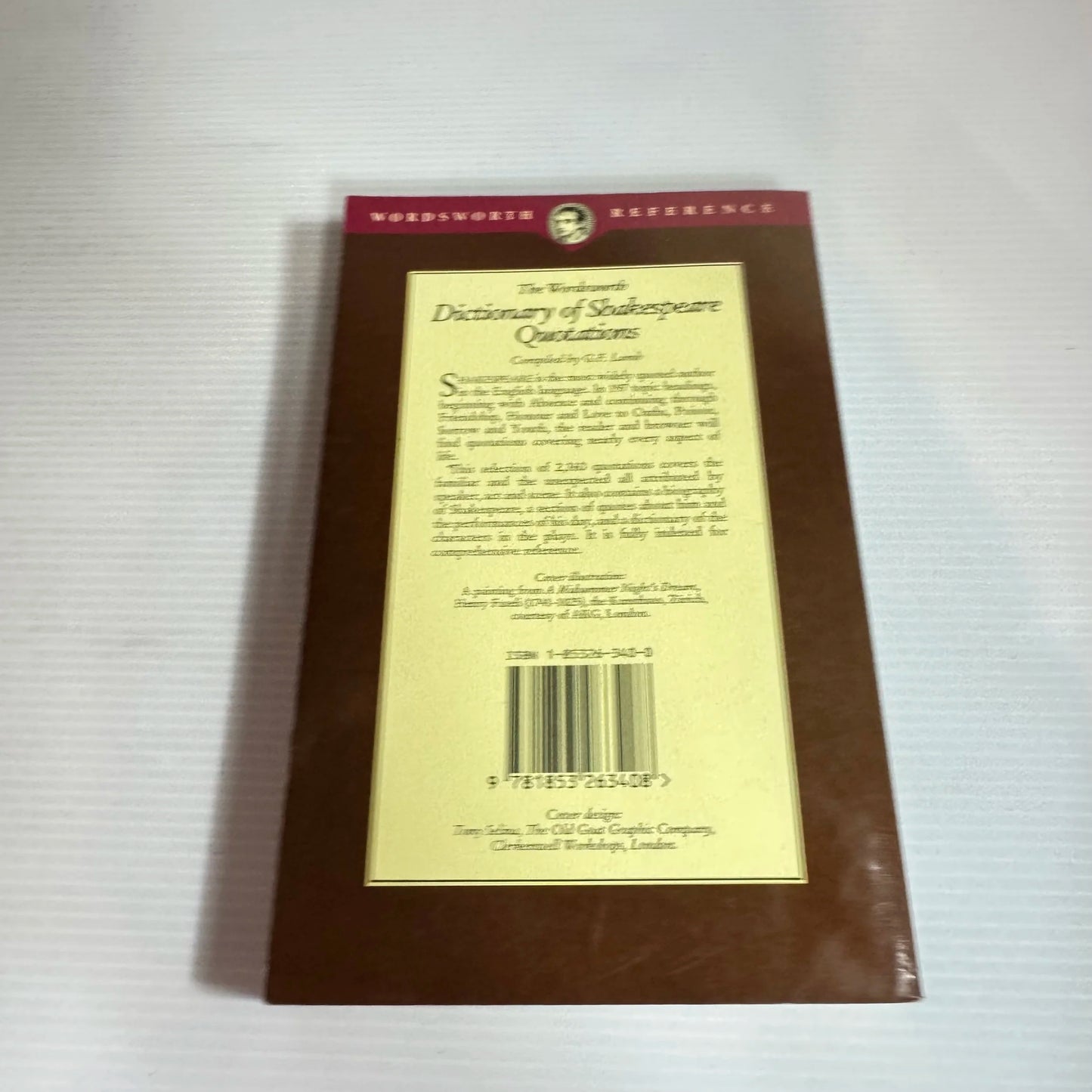 The Wordsworth Dictionary Of Shakespeare Quotations