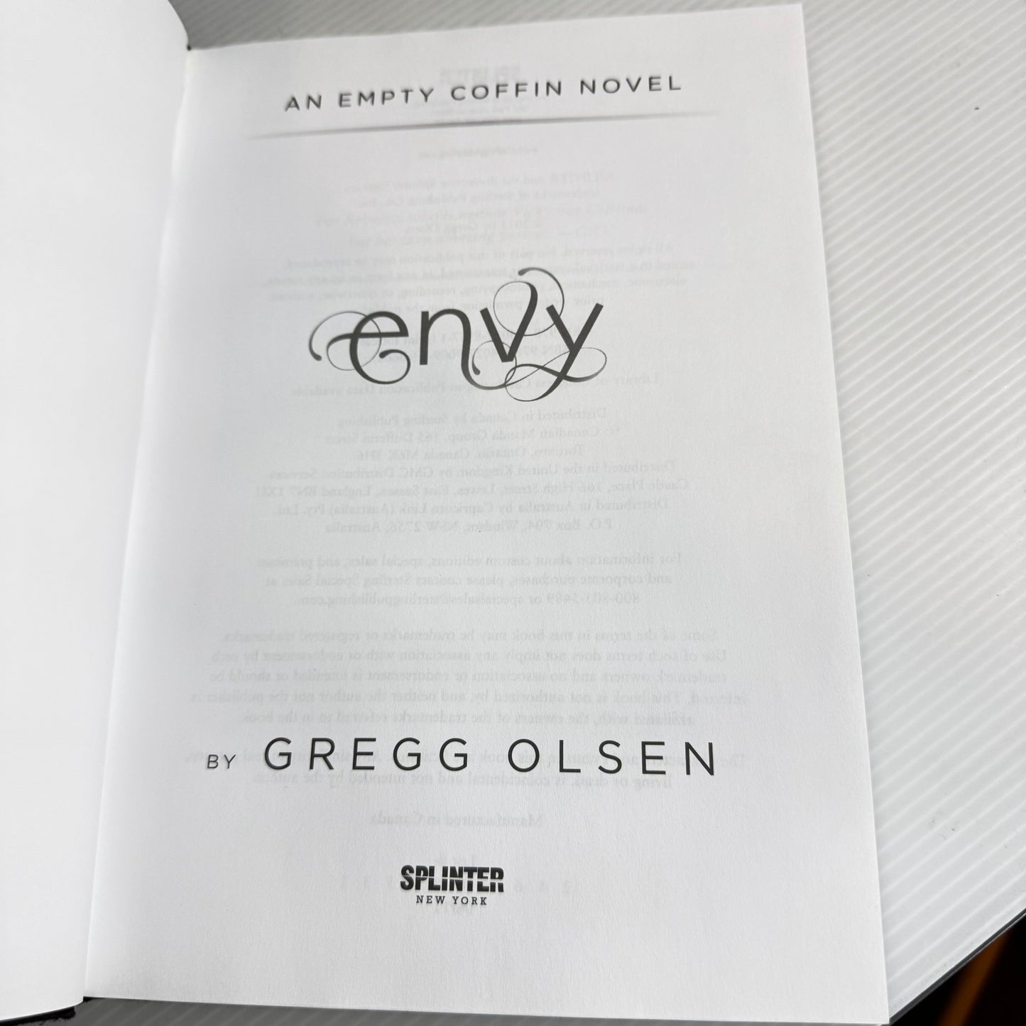 Envy - Gregg Olsen