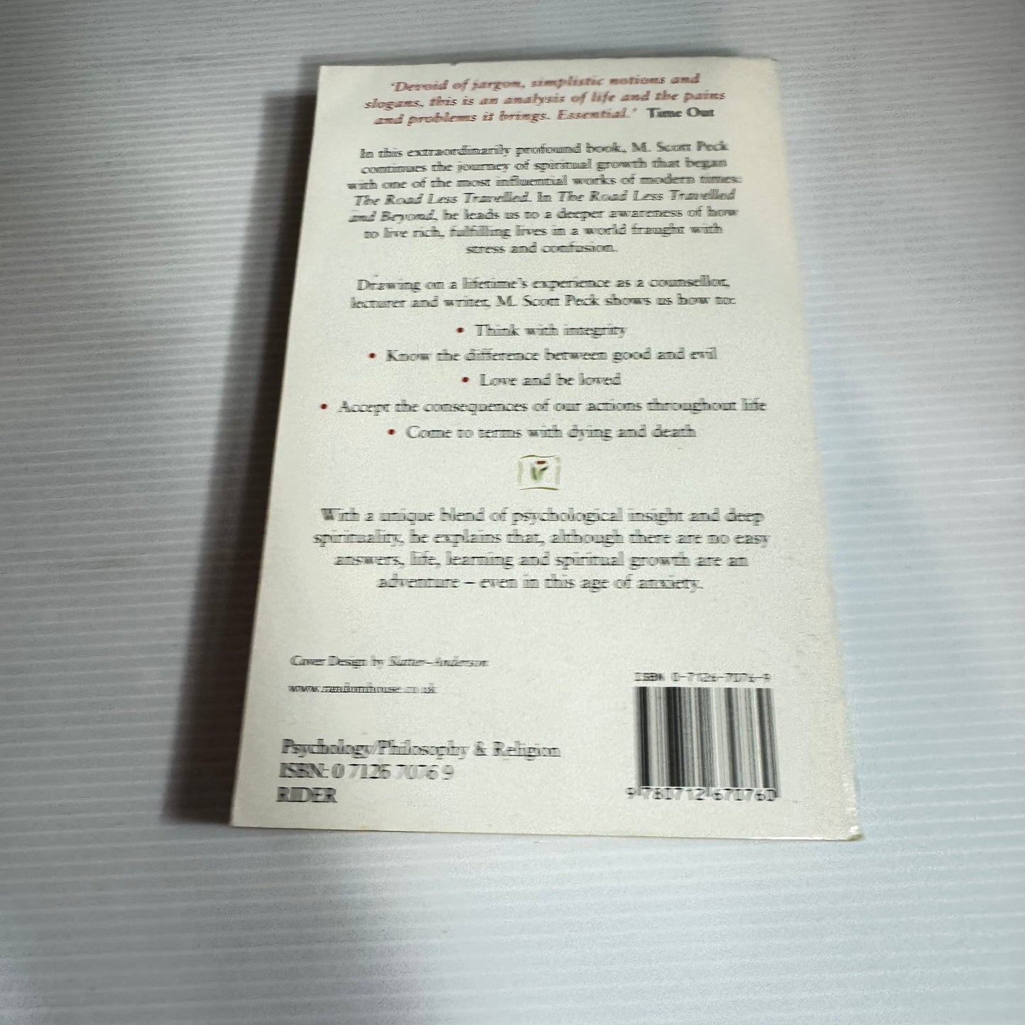 The Road Less Travelled And Beyond - M. Scott Peck