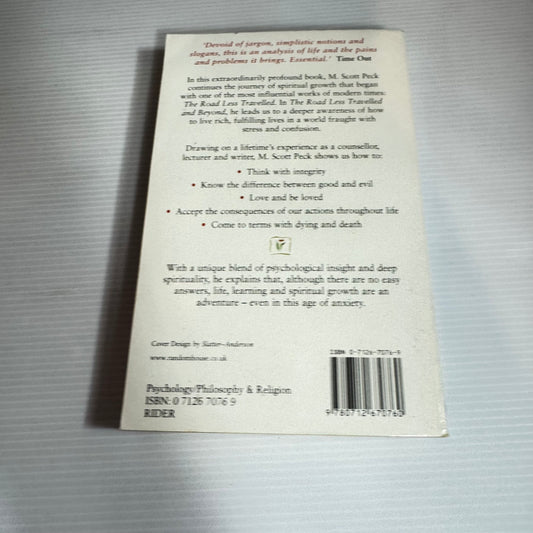 The Road Less Travelled And Beyond - M. Scott Peck