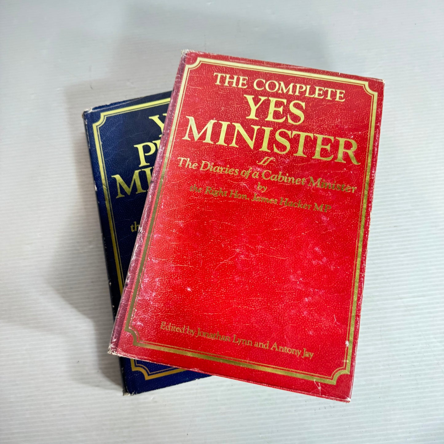 Yes Minister & Yes Prime Minister Book Bundle x 2 Books (Vintage 1984-1987) (2050)