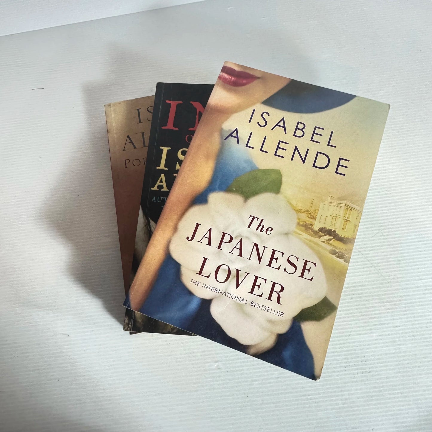 Isabel Allende Book Bundle x 3 Books : Portrait In Sepia, Ines of My Soul, & The Japanese Lover (2051)