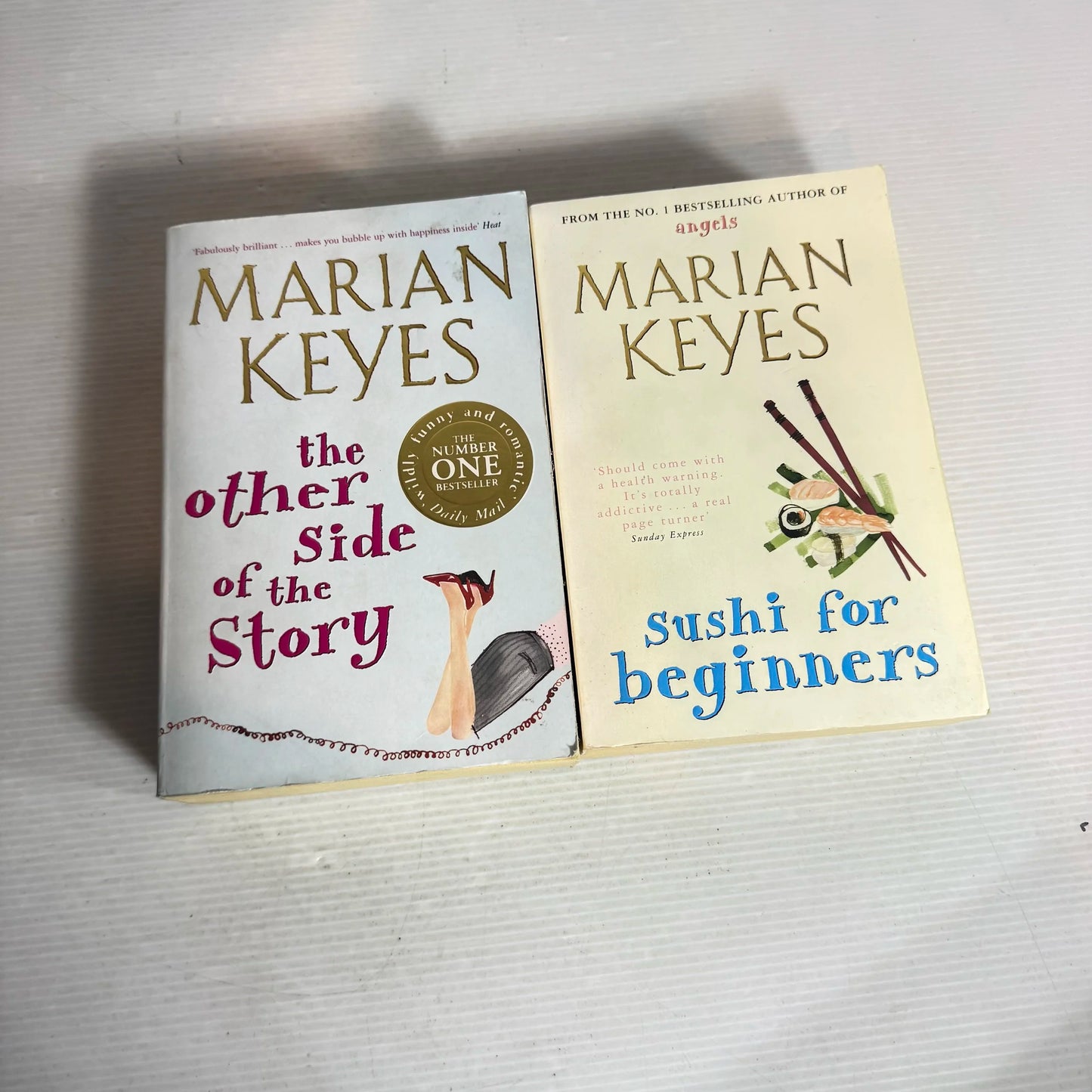 Marian Keyes Book Bundle x 2 Books : Sushi for Beginners, The Other Side of the Story  (572)