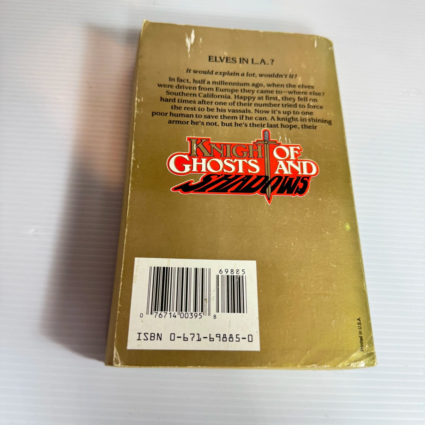 Knight of Ghosts and Shadows - Mercedes Lackey & Ellen Guon (Vintage 1990)