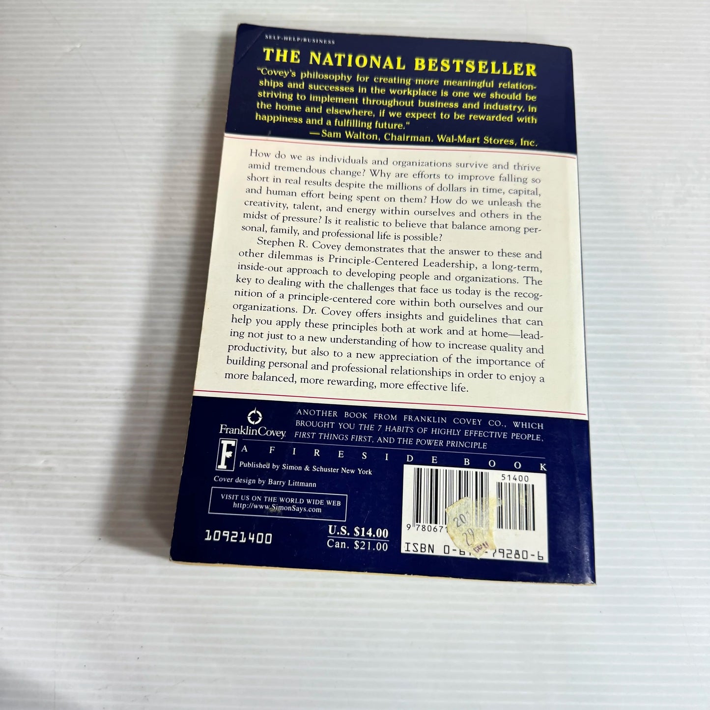Principle-Centered Leadership - Stephen R. Covey