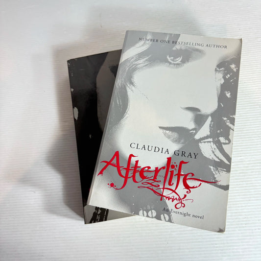 Claudia Gray Evernight Book Bundle x 2 Books : Afterlife & Hourglass (2043)