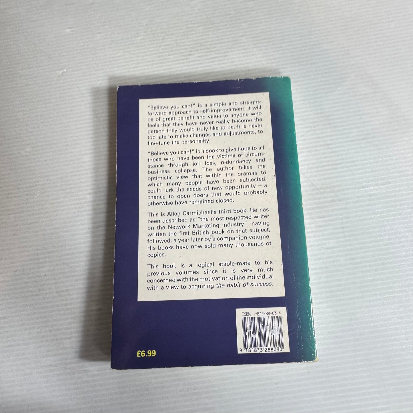 Believe You Can! - Allen Carmichael (1992)