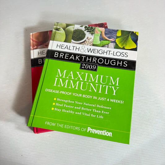 Health Book Bundle x 2 : Health And Weight-loss Breakthroughs 2009 - Maximum Immunity and News You Can Use Now! (824)