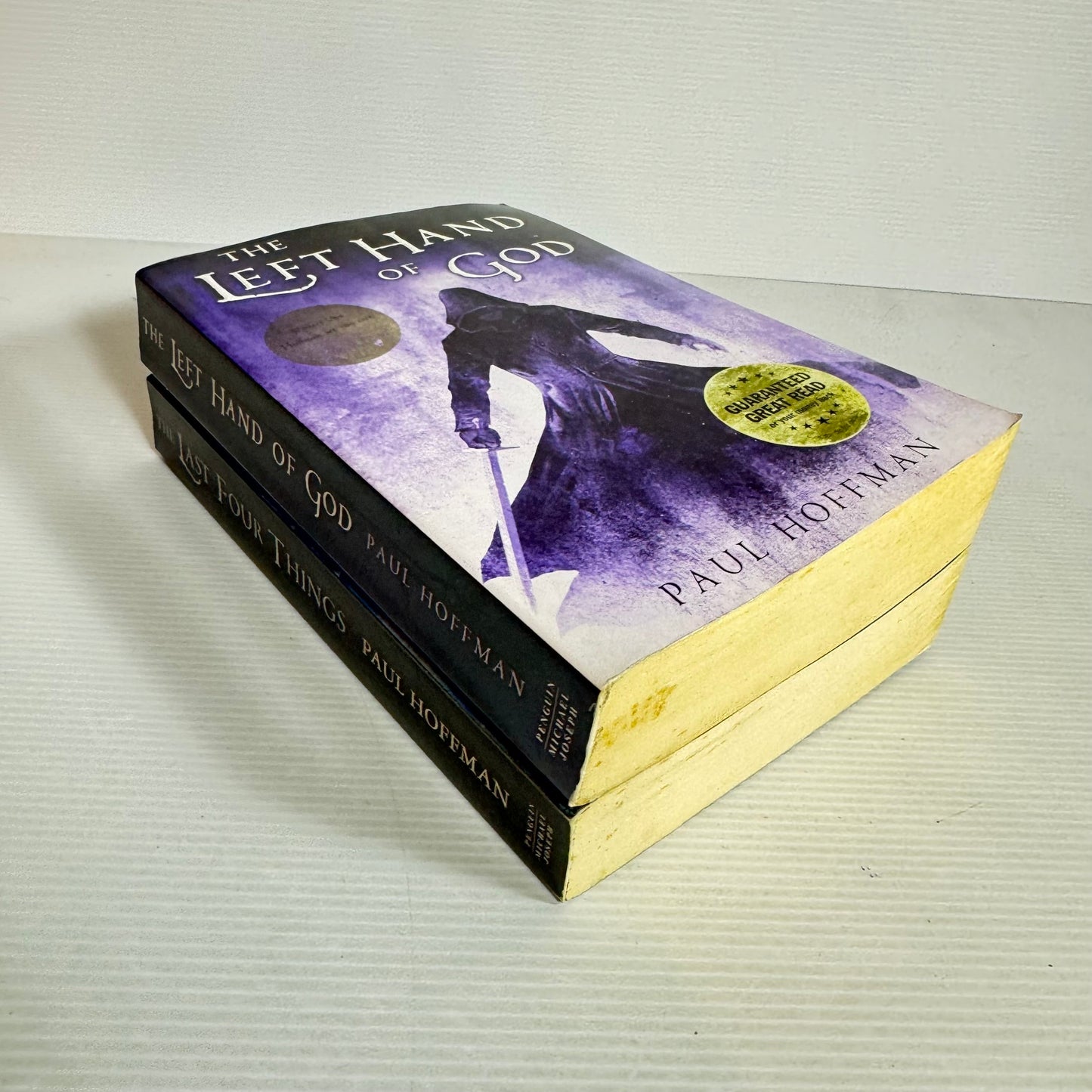 Paul Hoffman Book Bundle x 2 The Left Hand of God & The Last Four Things