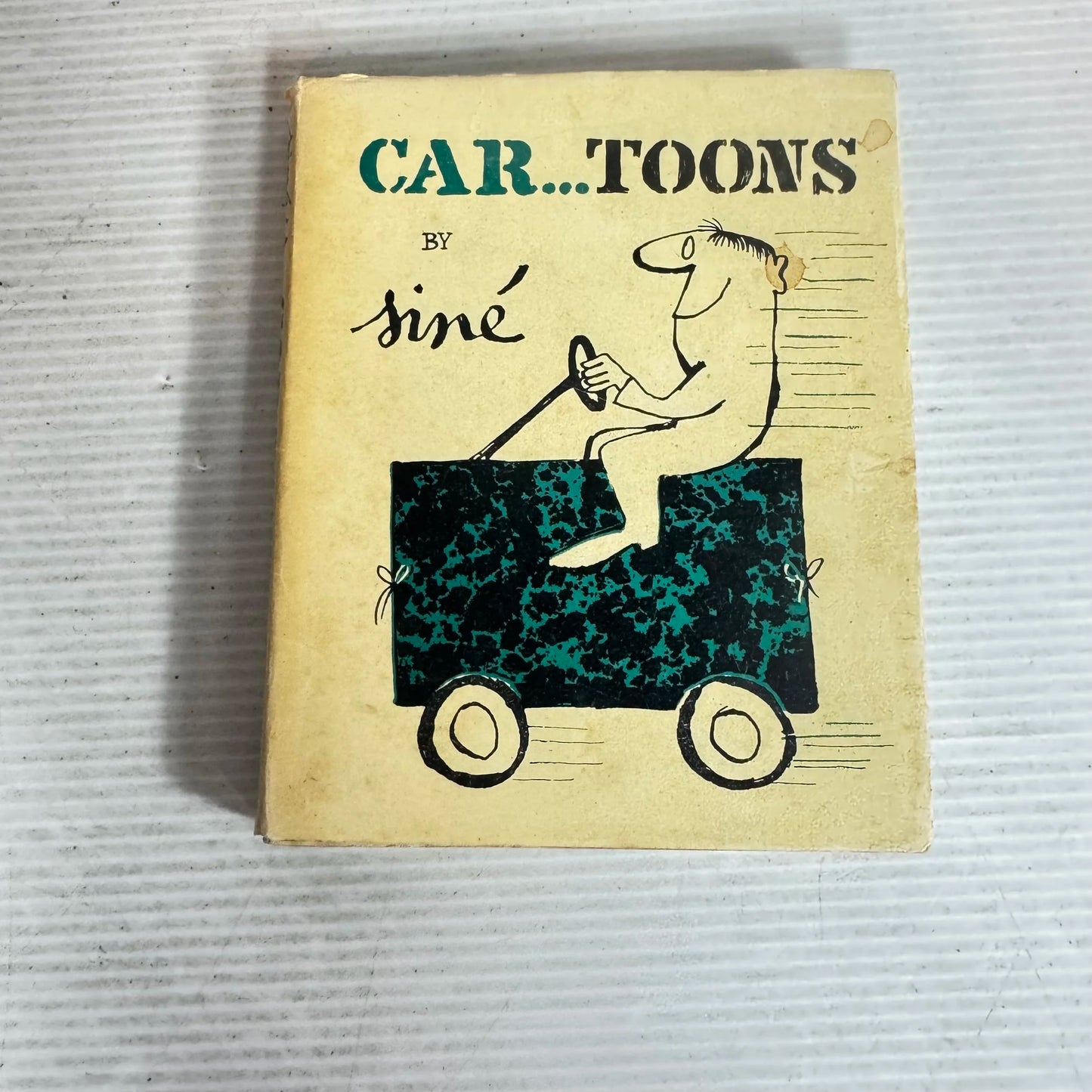 Vintage Cartoon Book Bundle x 3 Books : Car...Toons by Sine 1954, The Penguin - Charles Addams 1960, The Penguin - Ronald Searle 1960(2038)
