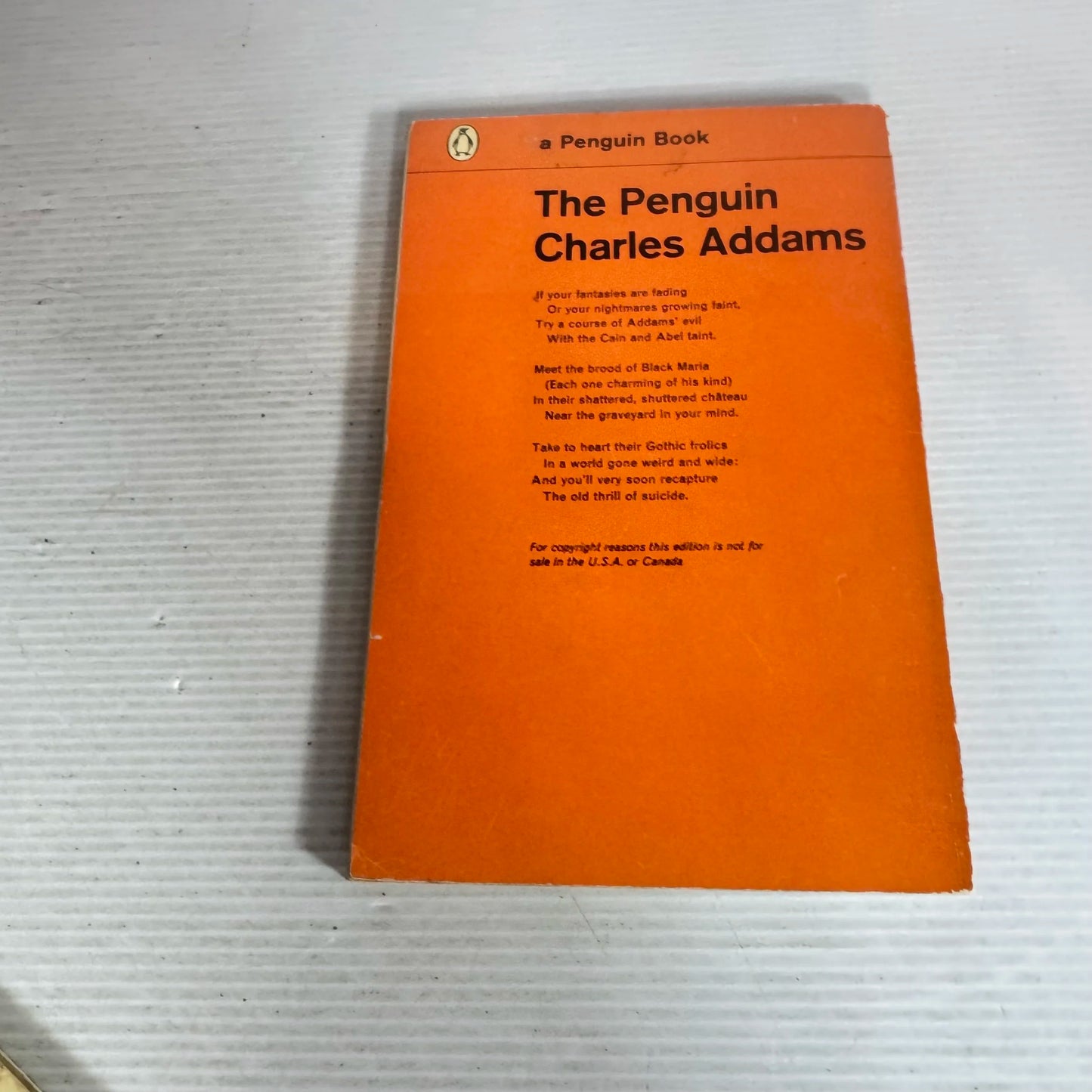 Vintage Cartoon Book Bundle x 3 Books : Car...Toons by Sine 1954, The Penguin - Charles Addams 1960, The Penguin - Ronald Searle 1960(2038)
