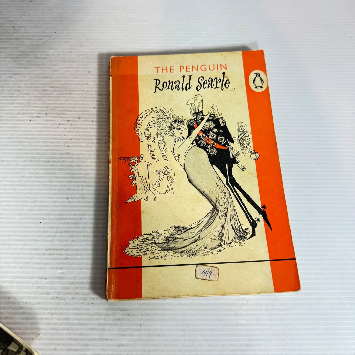 Vintage Cartoon Book Bundle x 3 Books : Car...Toons by Sine 1954, The Penguin - Charles Addams 1960, The Penguin - Ronald Searle 1960(2038)