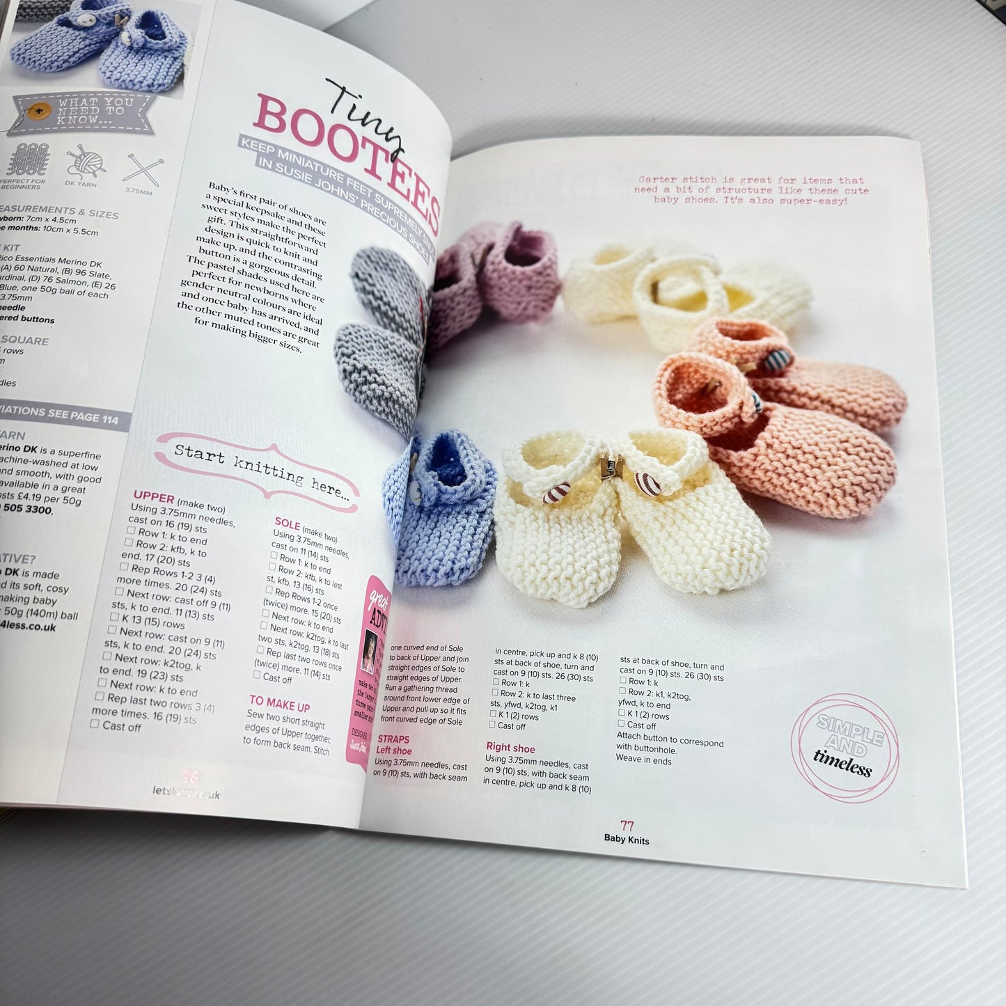 Baby Knits - Magazine Bundle x 3 - Quick & Easy Baby Afghans, Hand Knits for Baby, Supercrafts Baby Knits