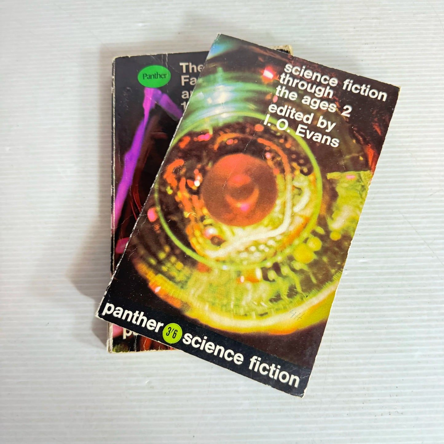 Vintage Panther Science Fiction Book Bundle x 2 Books : The Best from Fantasy and S.F. 12th Series & Science Fiction Through the Ages 2 (2040)