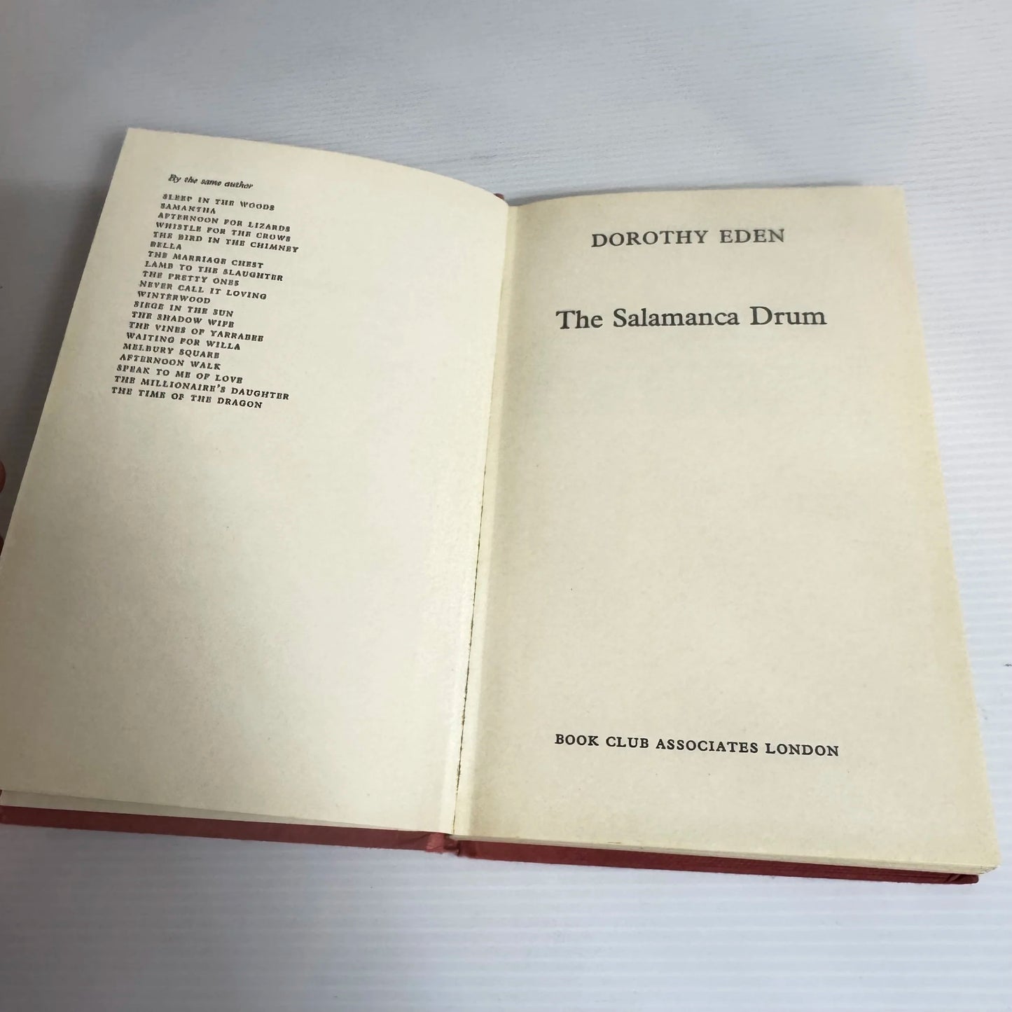 The Salamanca Drum - Dorothy Eden (Vintage 1978)