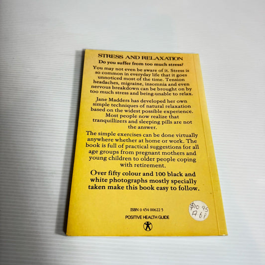 Stress and Relaxation - Jane Madders (Vintage 1983)