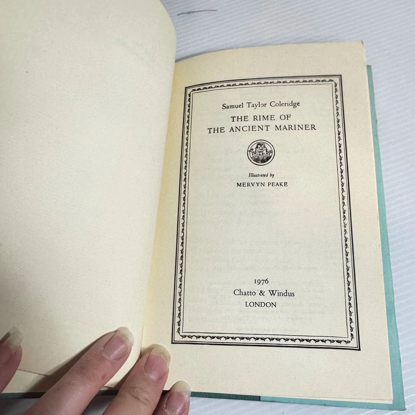 The Rime of The Ancient Mariner - Samuel Taylor Coleridge (Vintage 1976)