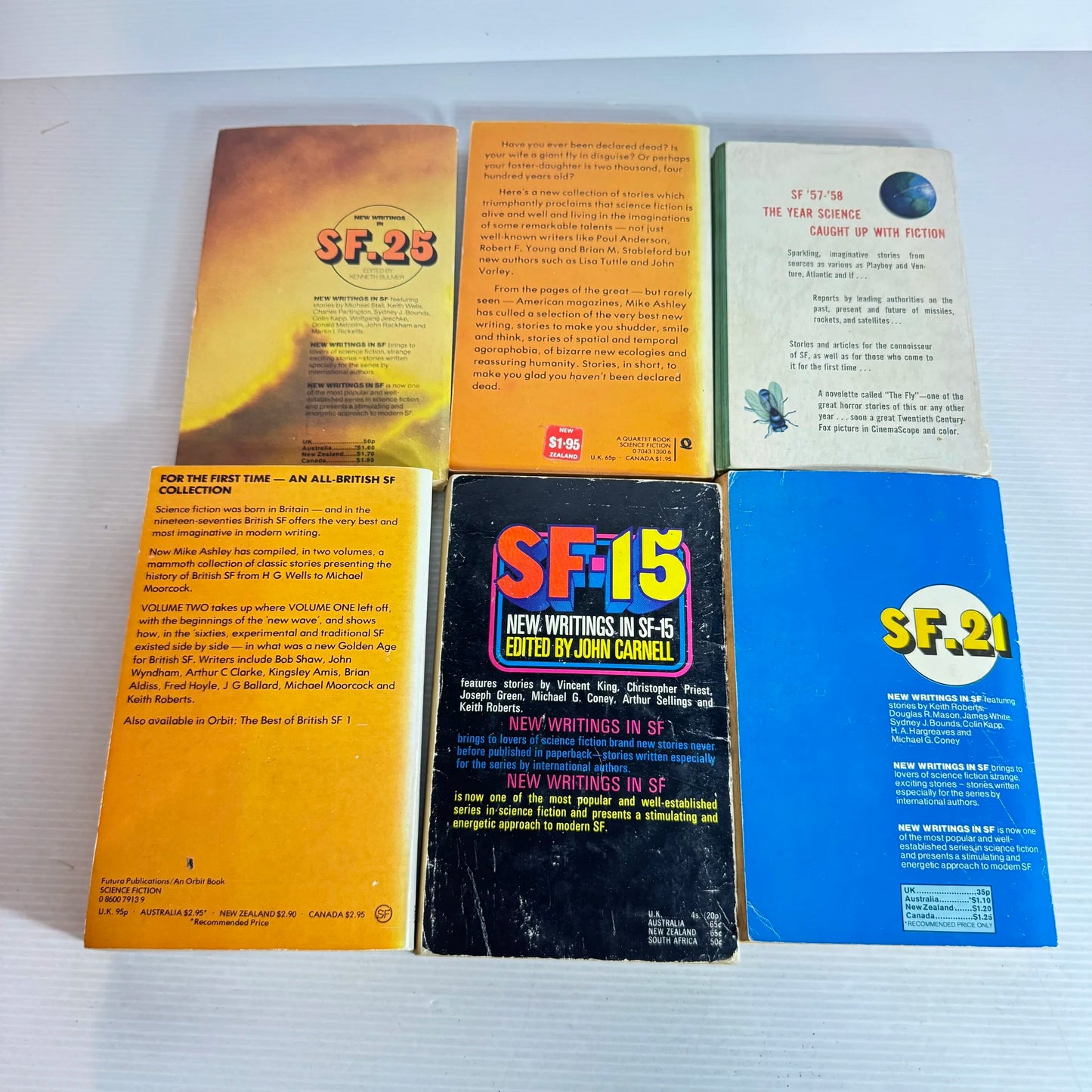 Science Fiction Book Bundle x 6 Books Mixed Authors(2046)