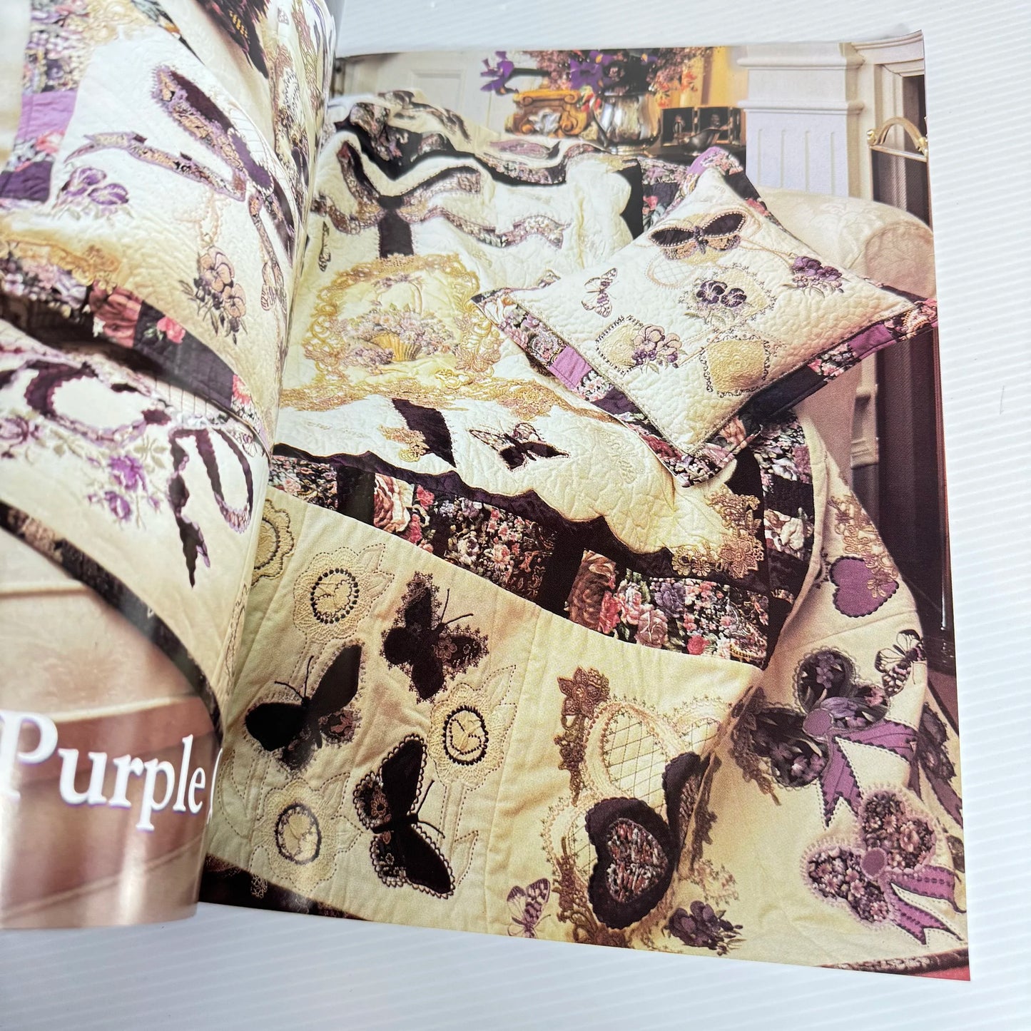 Colour Purple : A Machine Embroidery Quilt