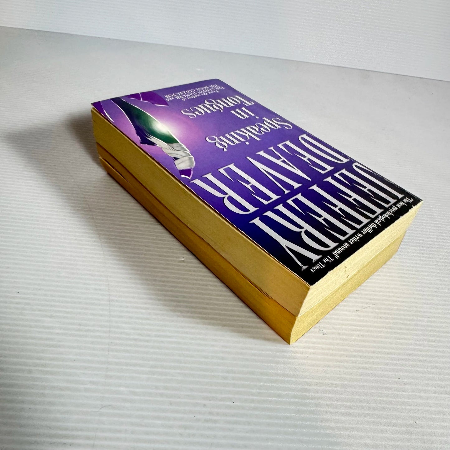 Jeffery Deaver Book Bundle x 2 The Bone Collector / Speaking In Tongues