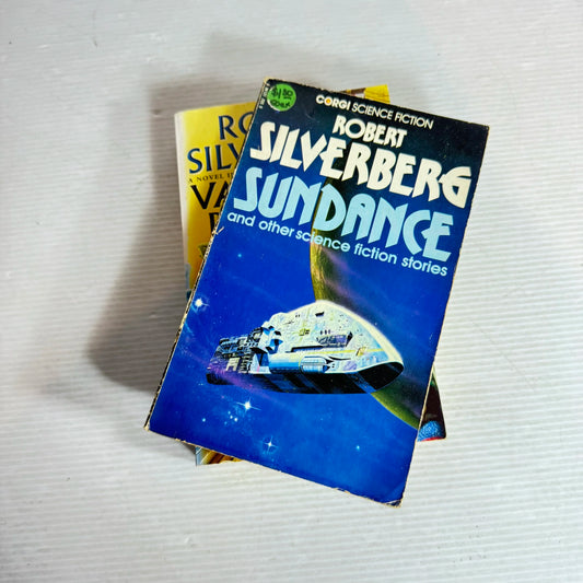 Robert Silverberg Book Bundle x 2 Books : Sundance and other science fiction stories & Valentine Pontifex (Vintage 1976-1983) (2013) - Science Fiction