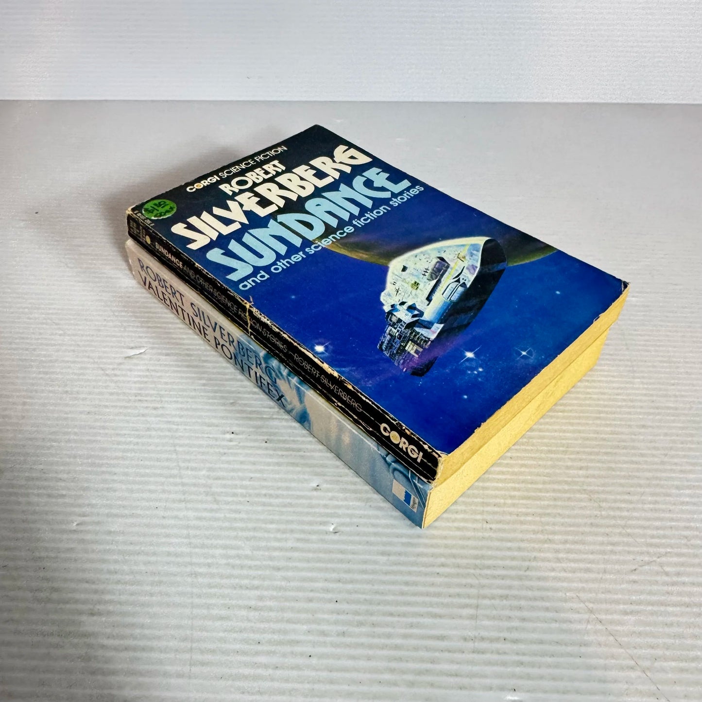 Robert Silverberg Book Bundle x 2 Books : Sundance and other science fiction stories & Valentine Pontifex (Vintage 1976-1983) (2013) - Science Fiction