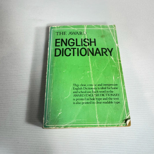 The Award English Dictionary