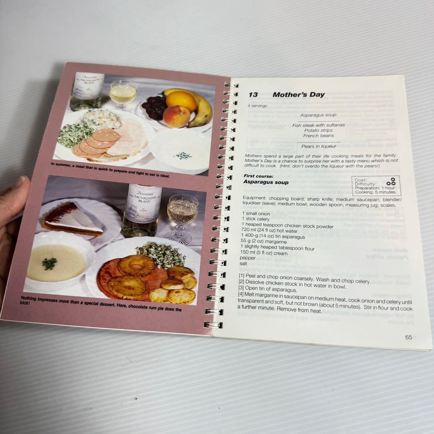 His Turn : Cooking for New Zealand Men - Malcolm Bailey (Vintage 1992)