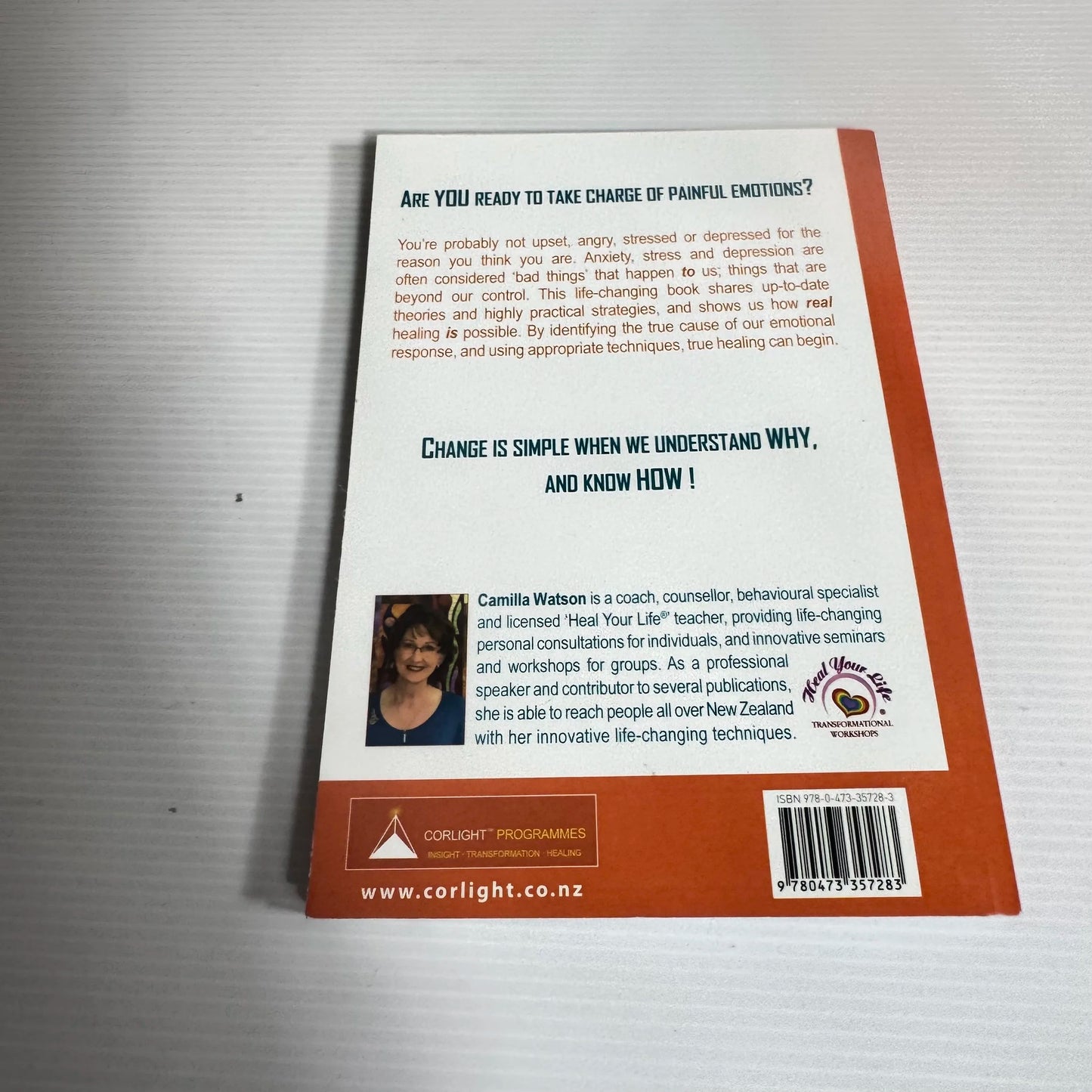 The Life You Want : Overcoming Anxiety, Stress and Depression - Camilla Watson