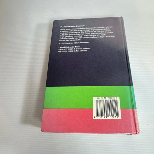 The Oxford Senior Dictionary