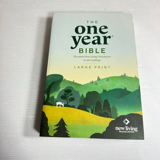 The One Year Bible (Large Print) New Living Translation