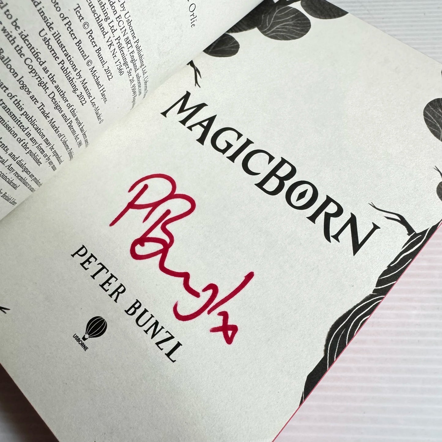 Magicborn - Peter Bunzl (Signed by Author)