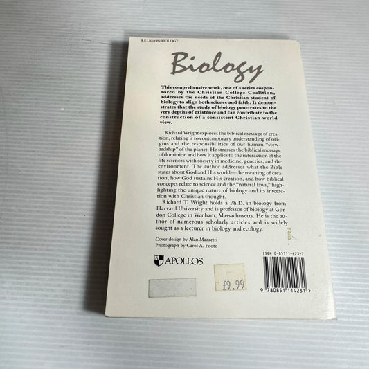 Biology: Through The Eyes Of Faith - Richard T. Wright