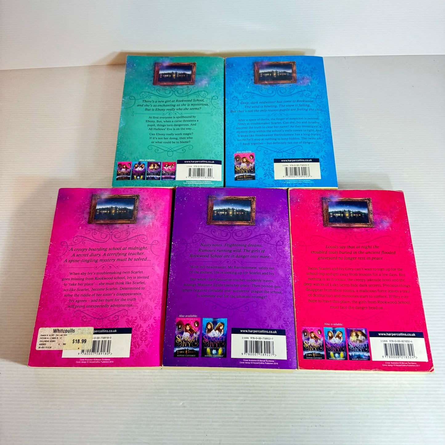 Scarlet And Ivy - Sophia Cleverly Book Bundle x 5 Books (211)