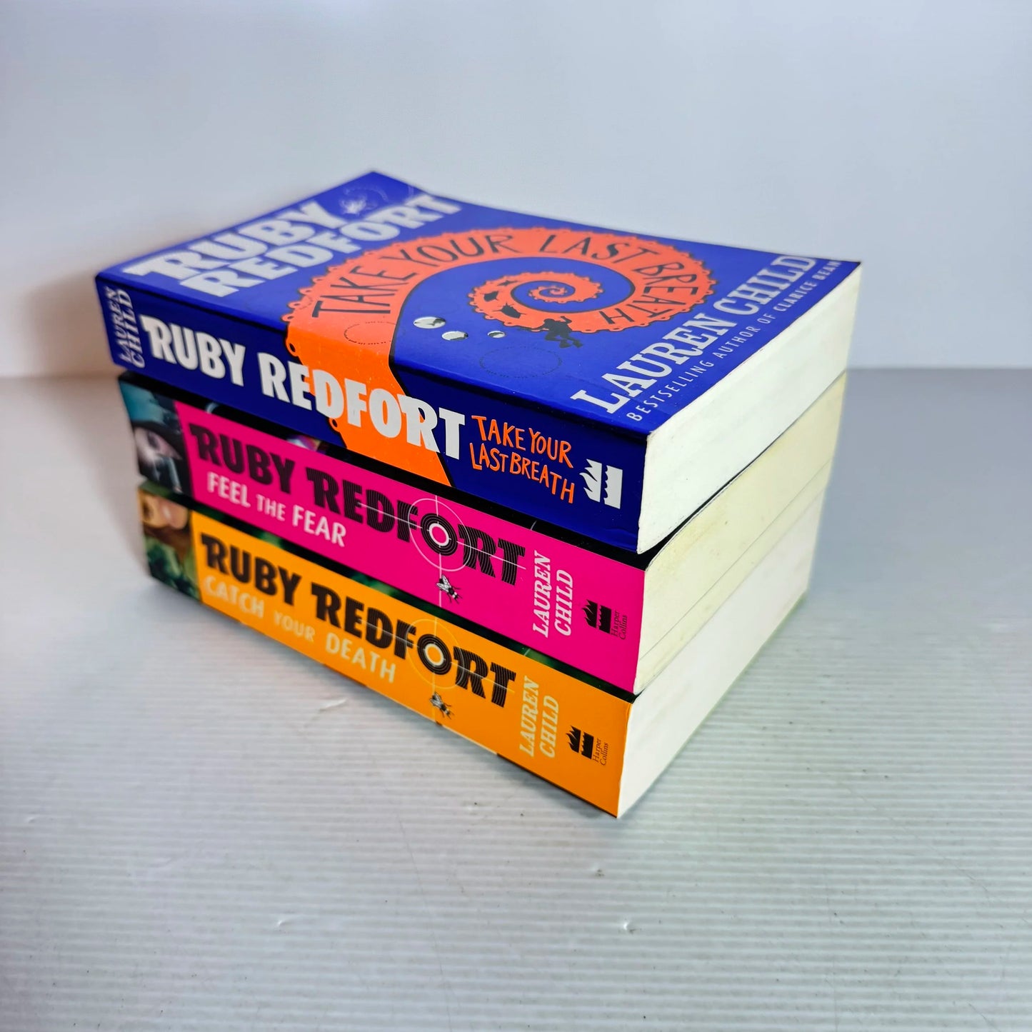 Ruby Redford Book Bundle x 3 Books  - Take Your Last Breath, Catch Your Death, and Feel The Fear (258)