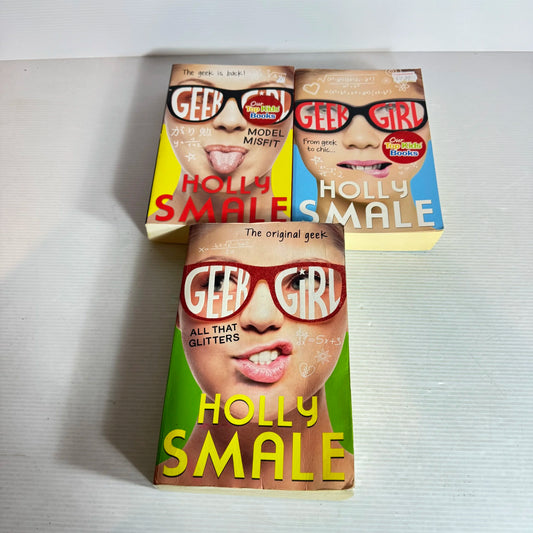 Geek Girl - Holly Smale Book Bundle x 3 Books - Geek Girl, Model Misfit, All That Glitters (2008)