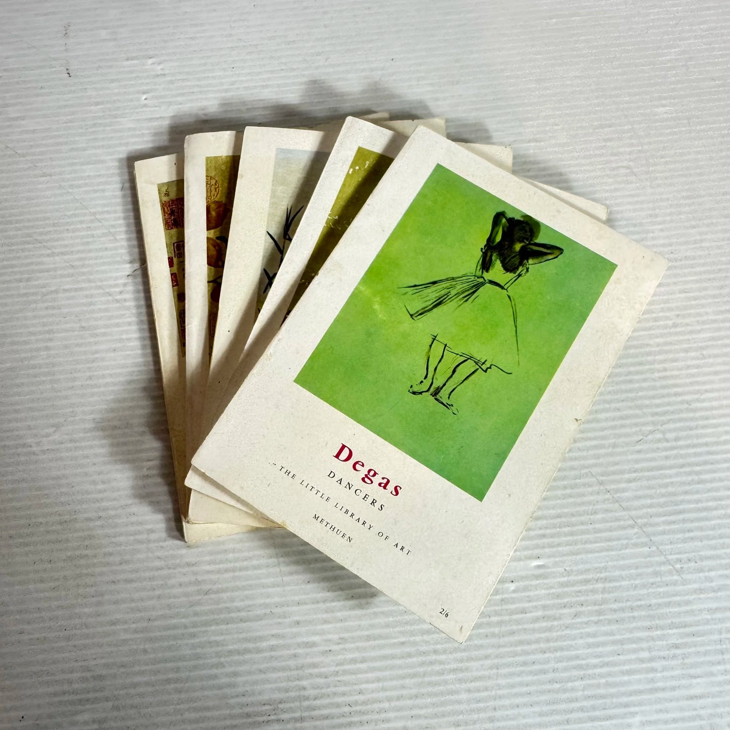 The little Library Of Art - Methuen Book Bundle x 5 Books : Degas, Japanese Art, Chinese Art, (2139)