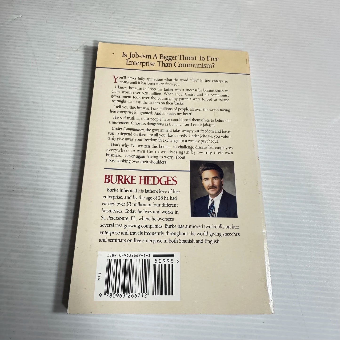 You Can't Steal Second With Your Foot On First! - Burke Hedges