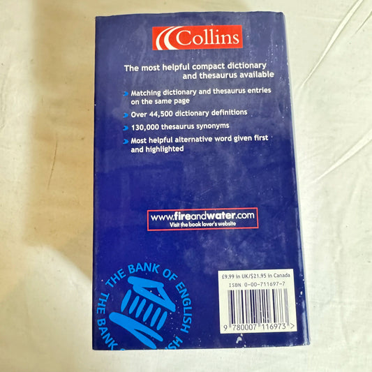 Collins Compact Dictionary and Thesaurus