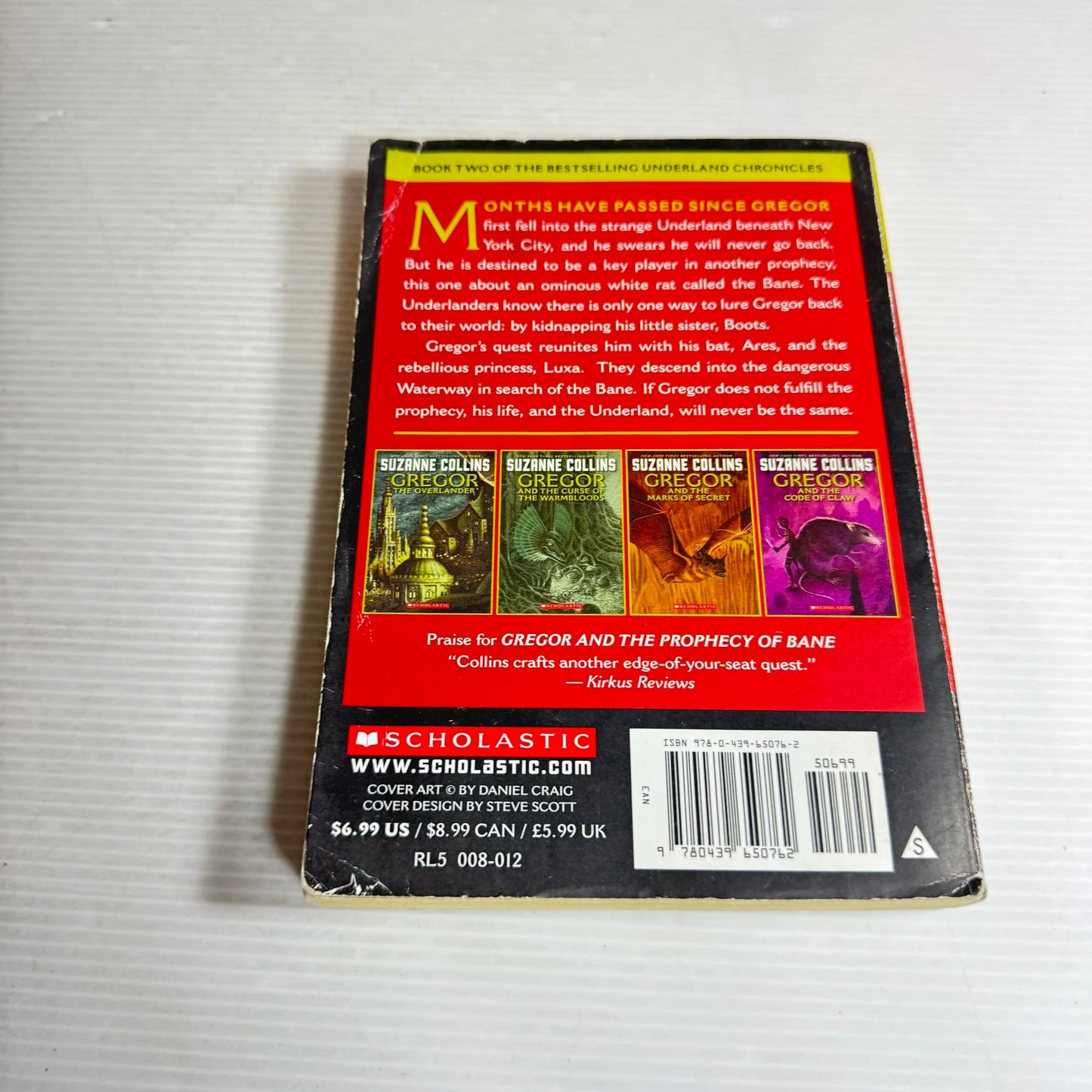 Gregor And The Prophecy Of Bane - Suzanne Collins