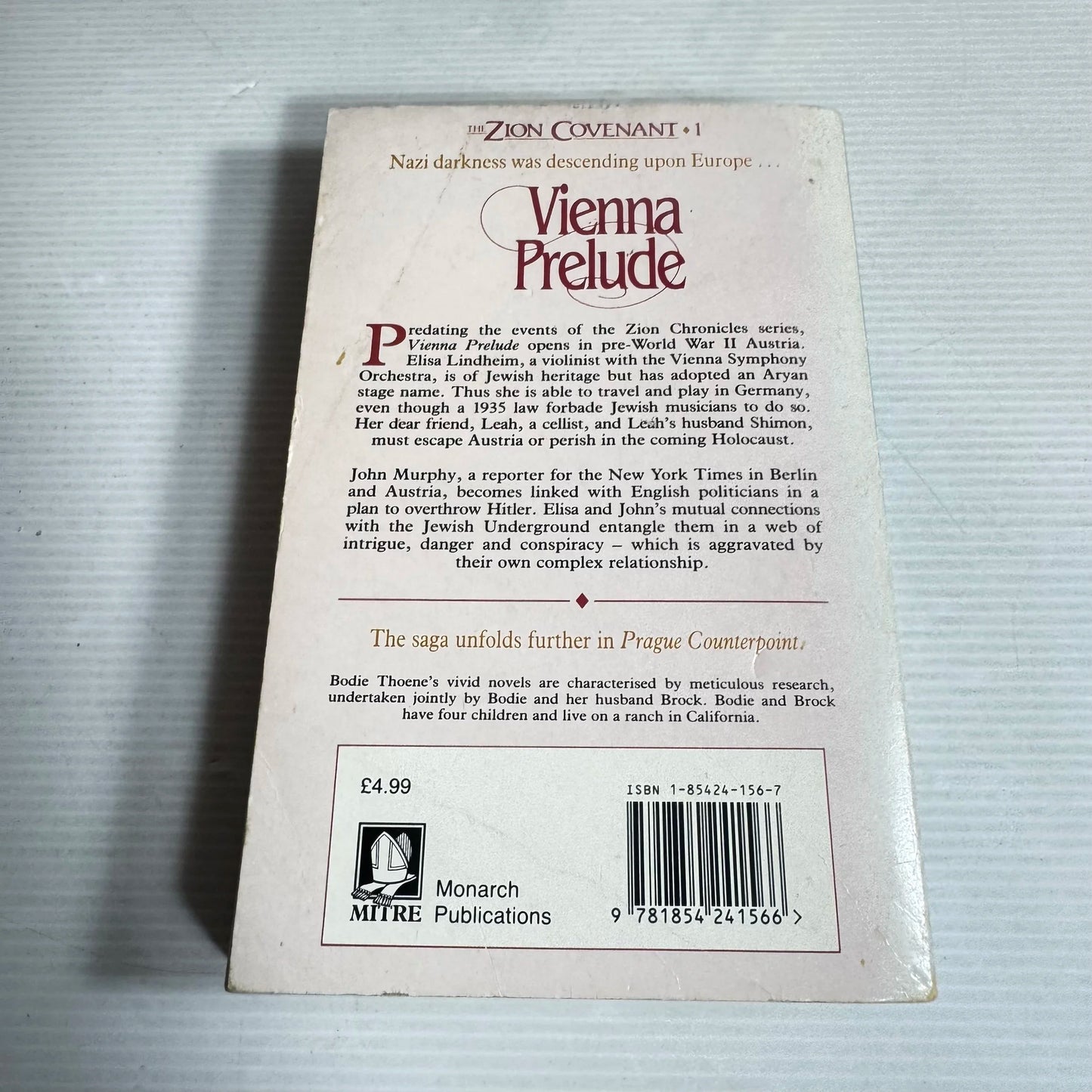 Vienna Prelude (The Zion Covenant Book 1) - Bodie Thoene (1992)