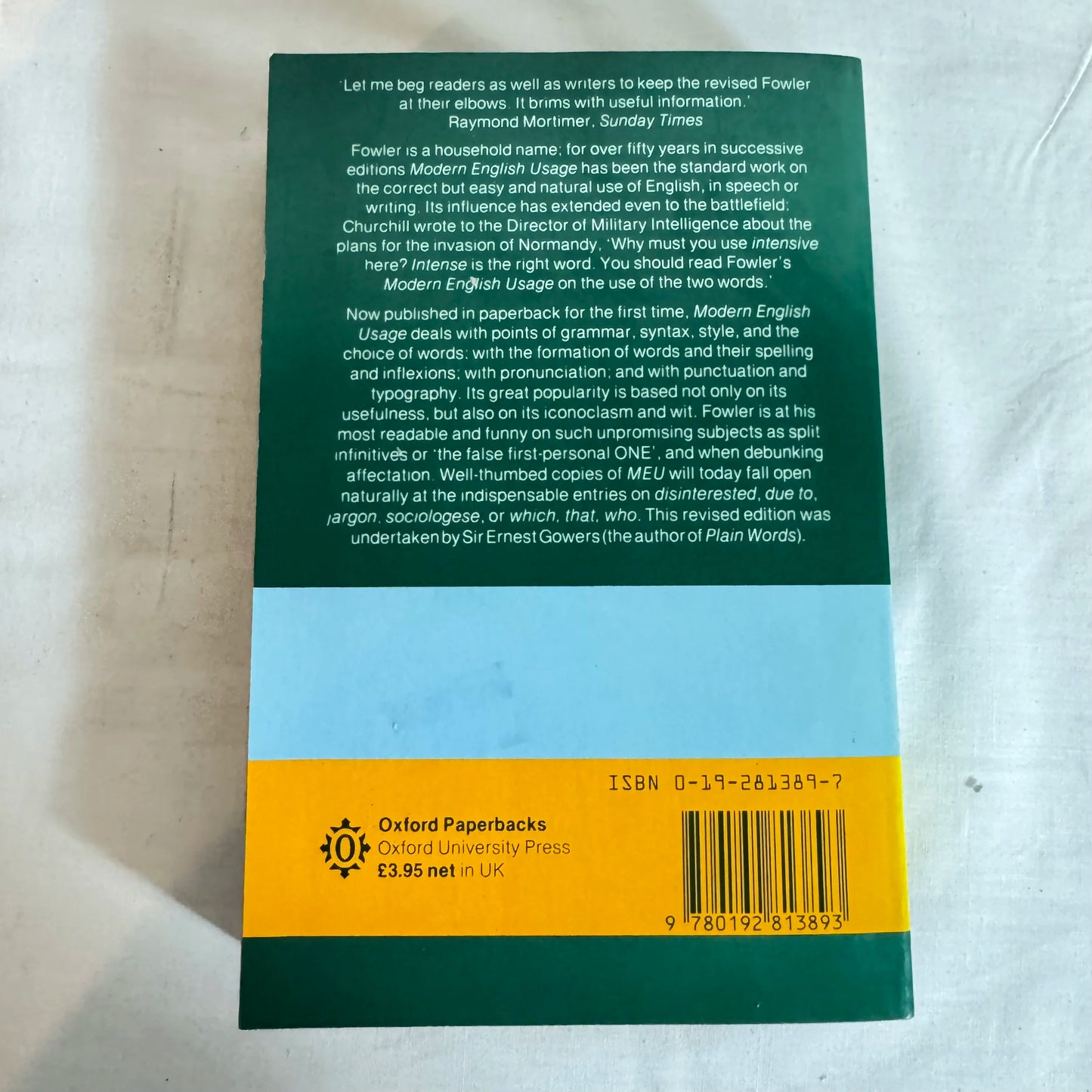 Fowler's Modern English Usage