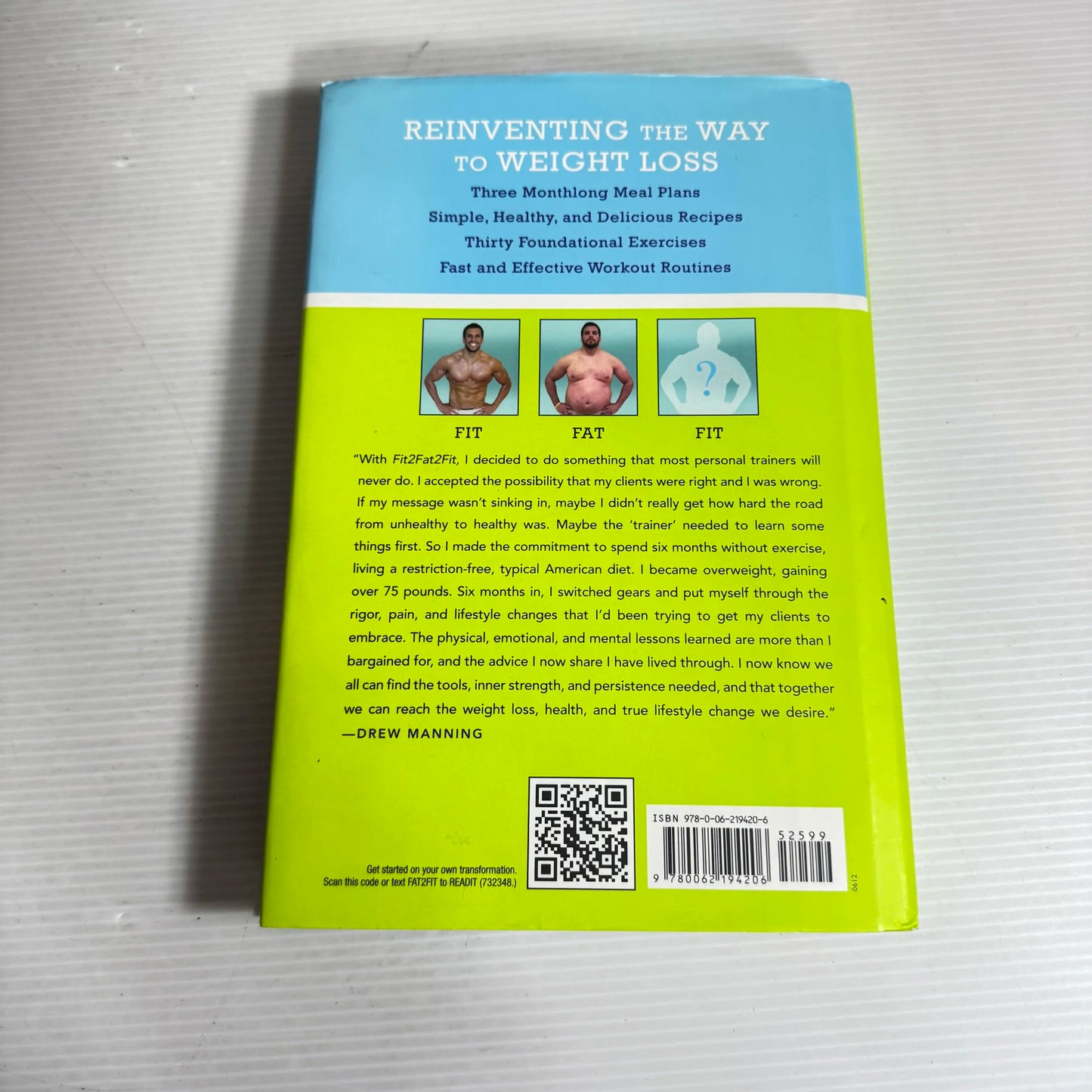 Fit 2 Fat 2 fit - Drew Manning