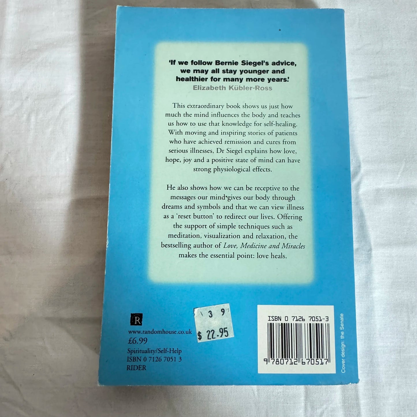 Peace, Love & Healing : The Path to Self-Healing - Bernie Siegel