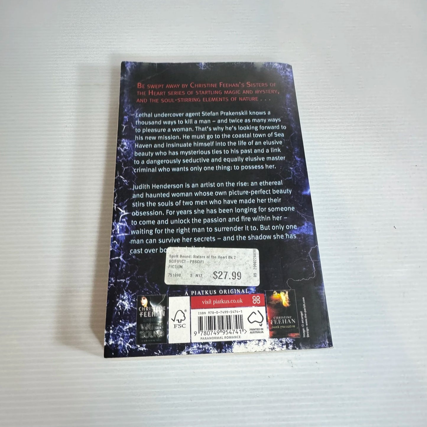 Spirit Bound (Sisters Of The Heart Book 2) - Christine Feehan