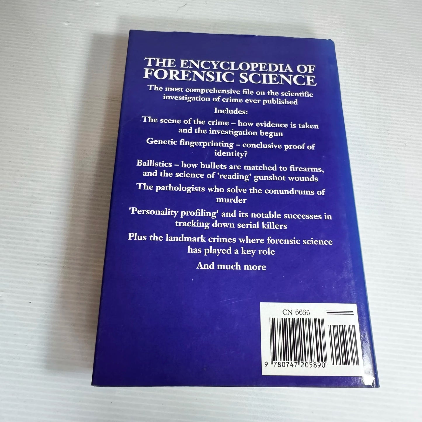 The Encyclopedia Of Forensic Science - Brian Lane (1992)