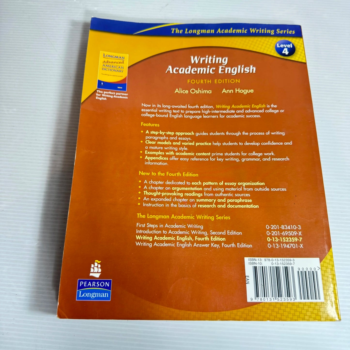 Writing Academic English (4th ed) - Alice Oshima & Ann Hogue