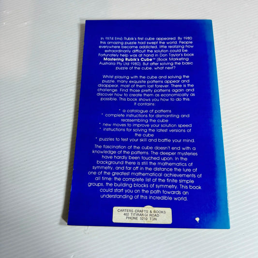 Cube Games : 92 Classic Games, Puzzles & Solutions - Don Taylor & Leanne Rylands (Vintage 1981)