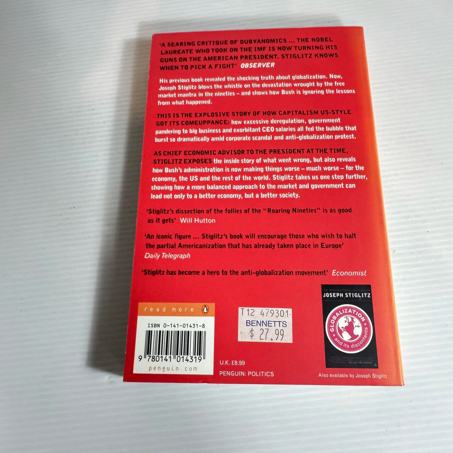 The Roaring Nineties - Joseph Stiglitz