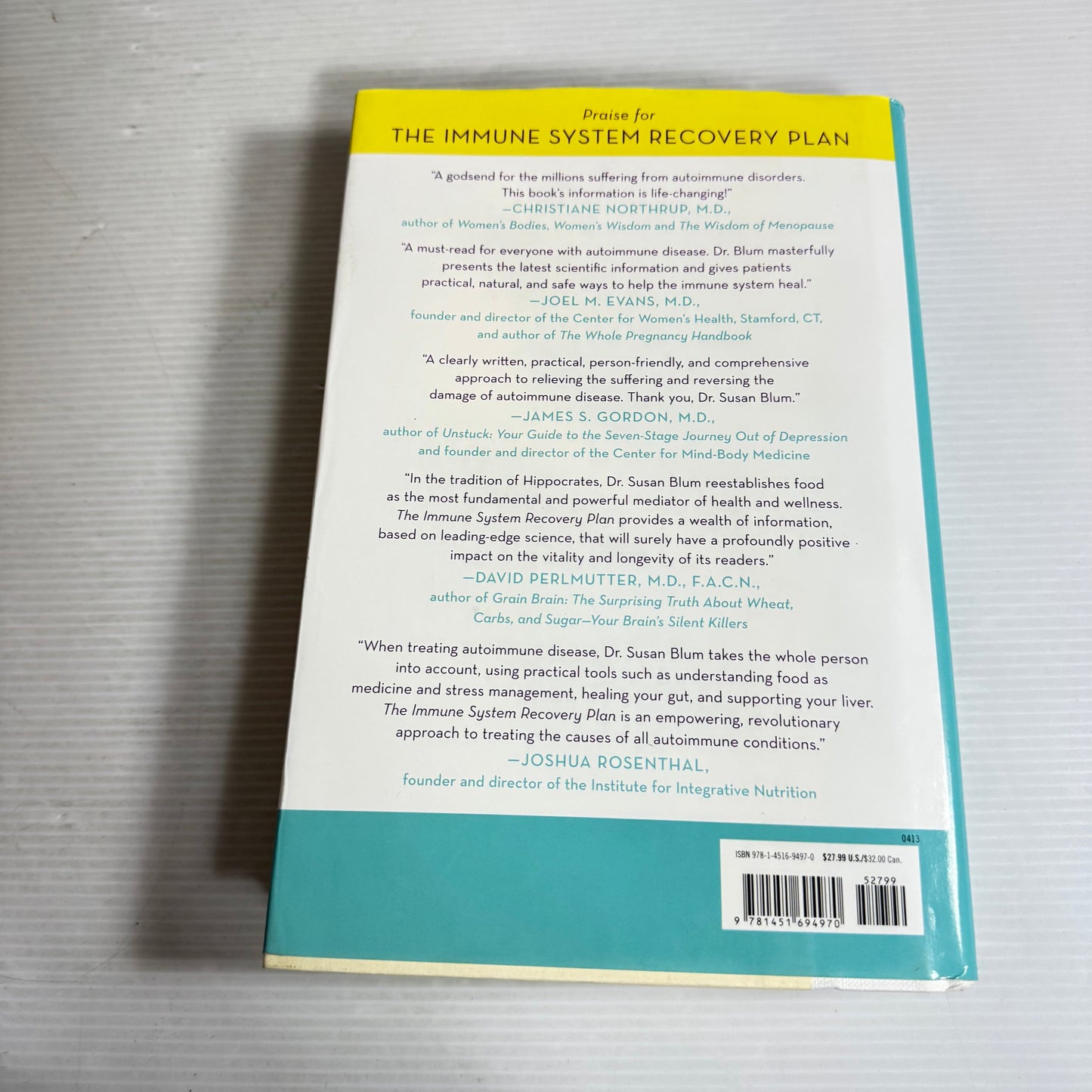 The Immune System Recovery Plan - Susan Blum